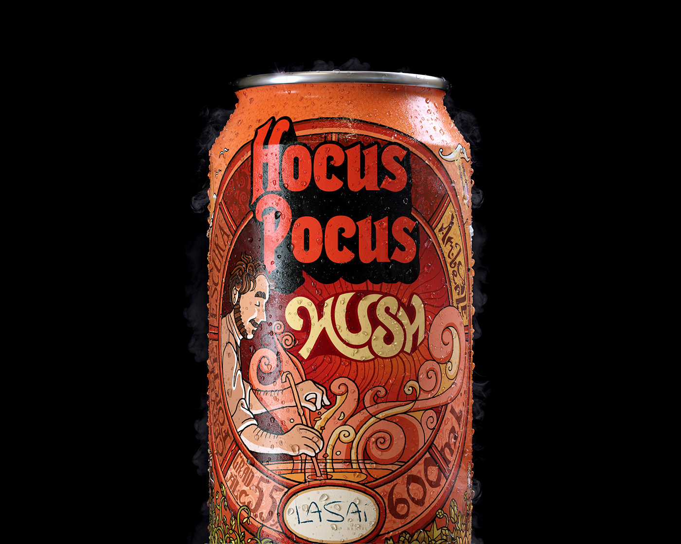 3D can ilustration beer packshoot CGI digitalart wacom bottle hocus pocus
