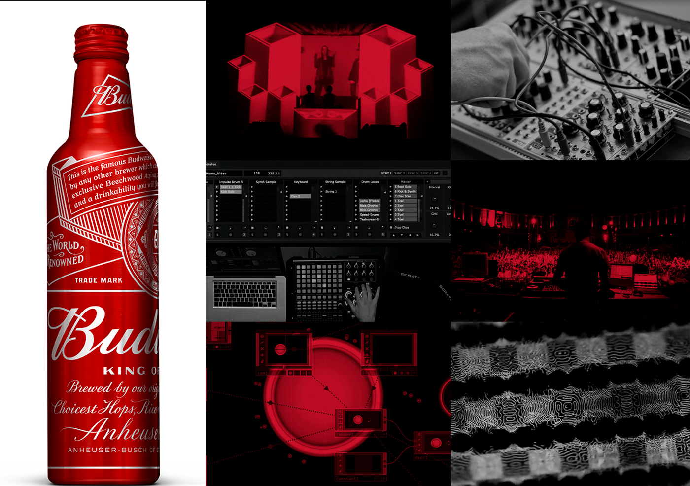 deck Keynote presentation design graphic design  art direction  beer electronic music