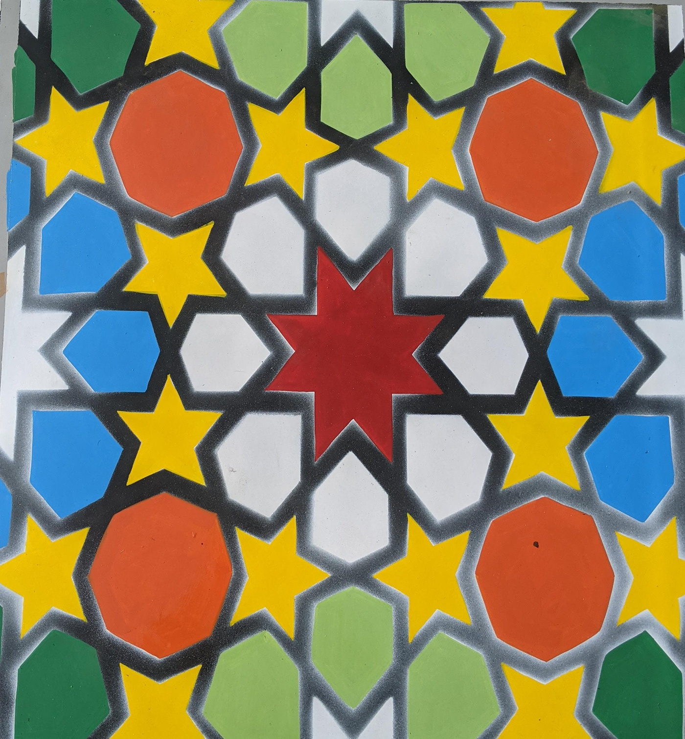 fine art Mandala Motif Design pattern