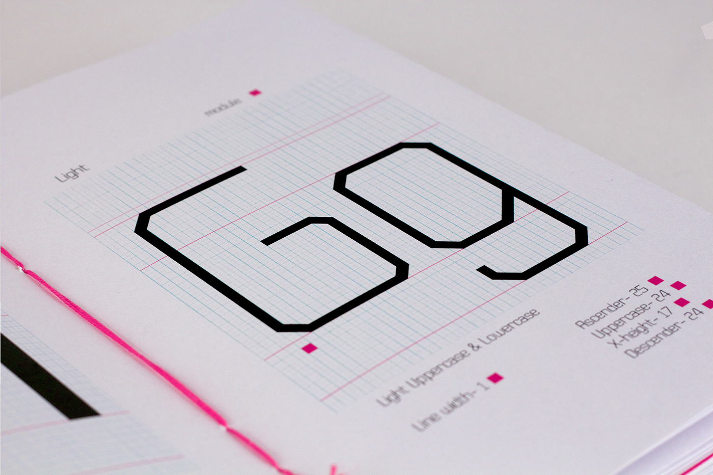 Typeface font type Embroidery specimen sans serif geometric type design editorial handmade