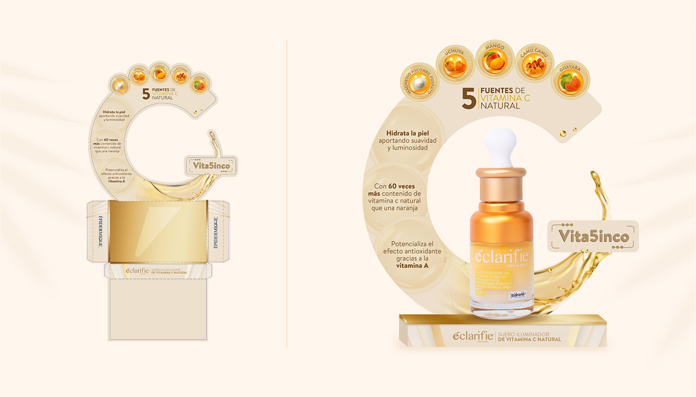 skincare Skincare Products vitaminC diagramming design gráfico designer design redes sociales marketing digital Popup