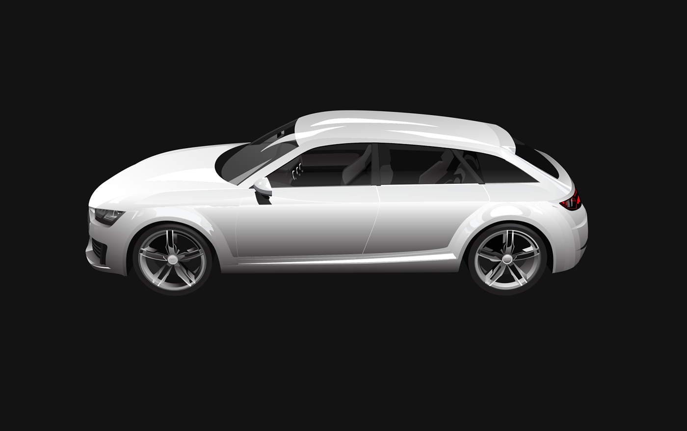 Audi Audi concept  CGI car design Alias keyshot VRED sketch concept