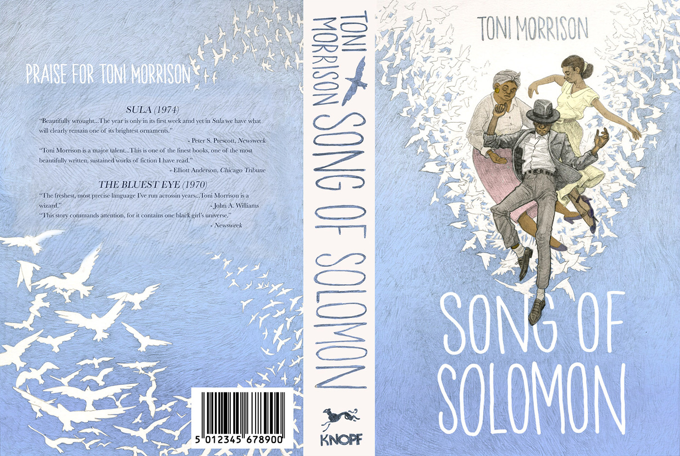 song of solomon Toni Morrison book cover ILLUSTRATION  novel design