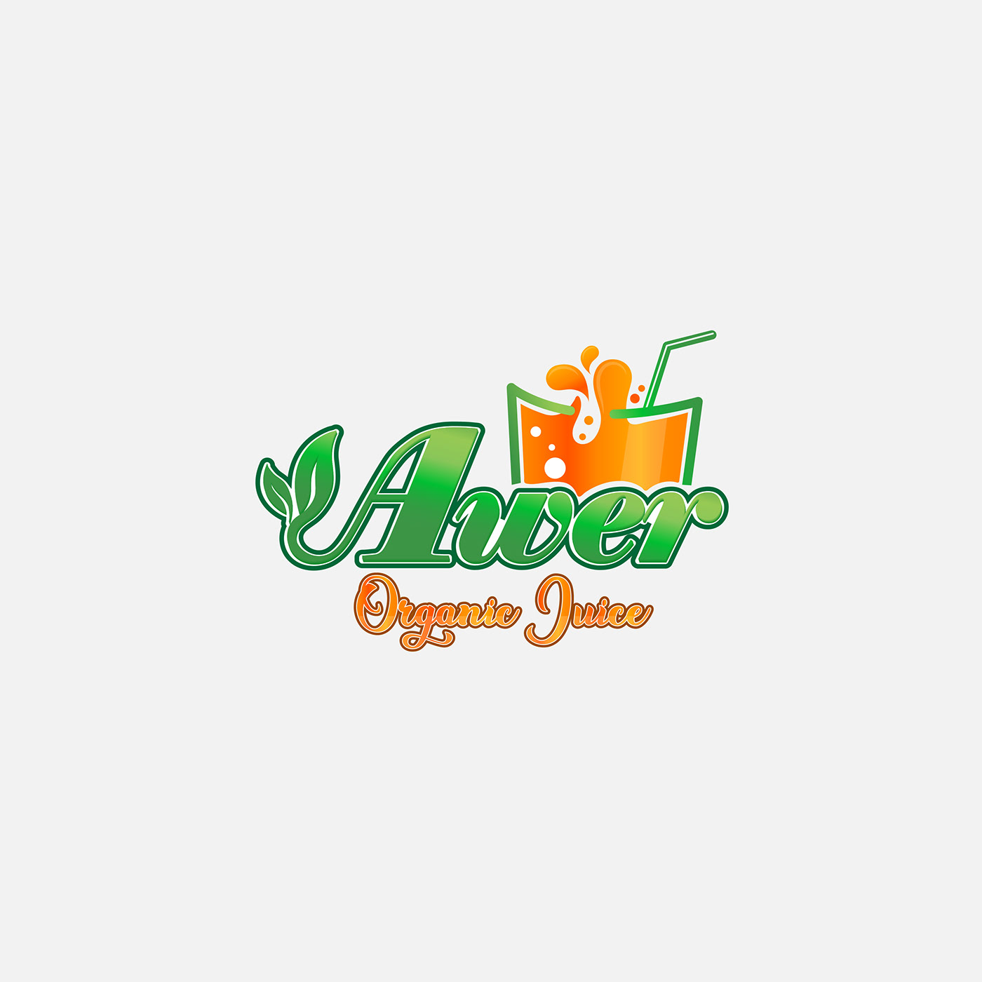 juice logo organic brand identity identity Logo Design Graphic Designer adobe illustrator vector Logotype