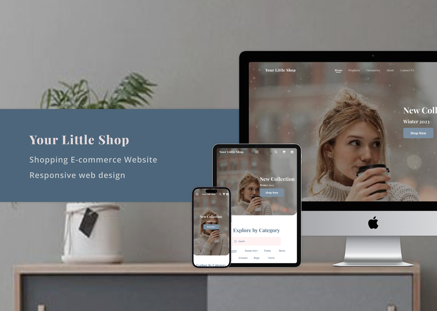 Figma onlineshopping Responsive responsivedesign Shopping UI Webdesign