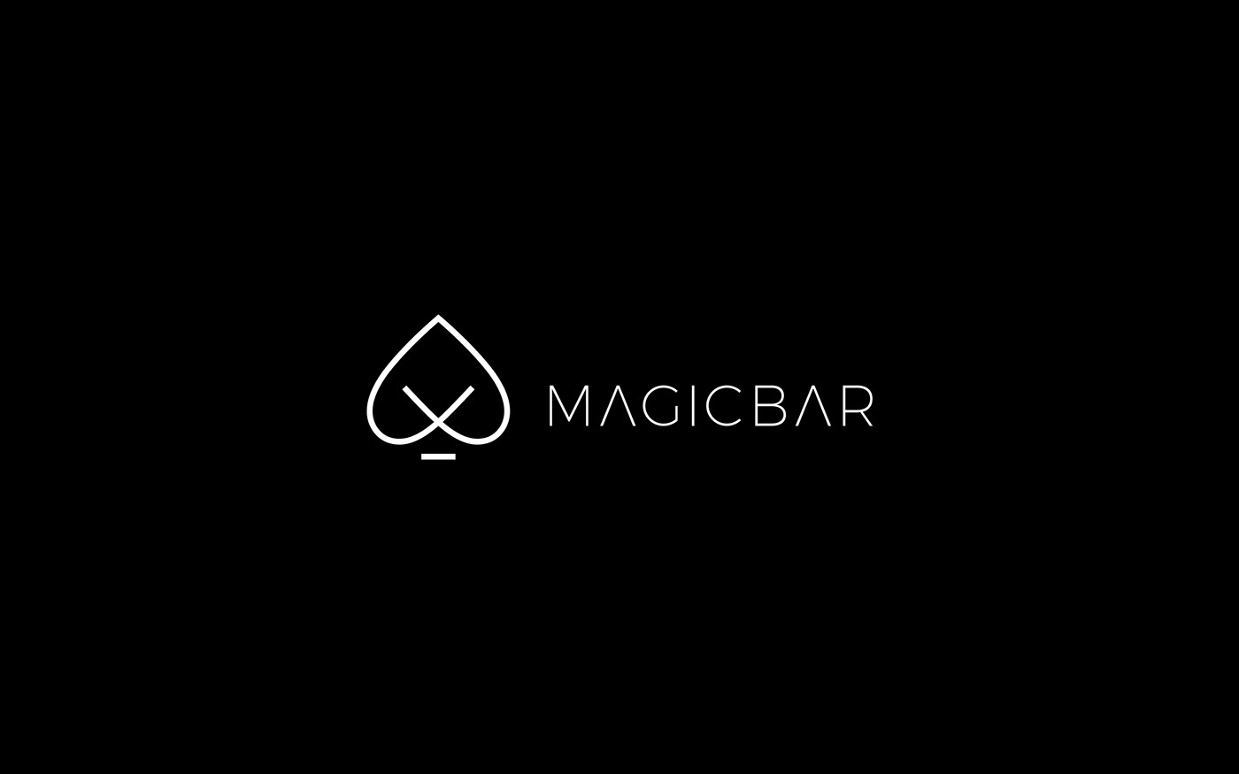 branding  identity logo typography   type Magic   bar