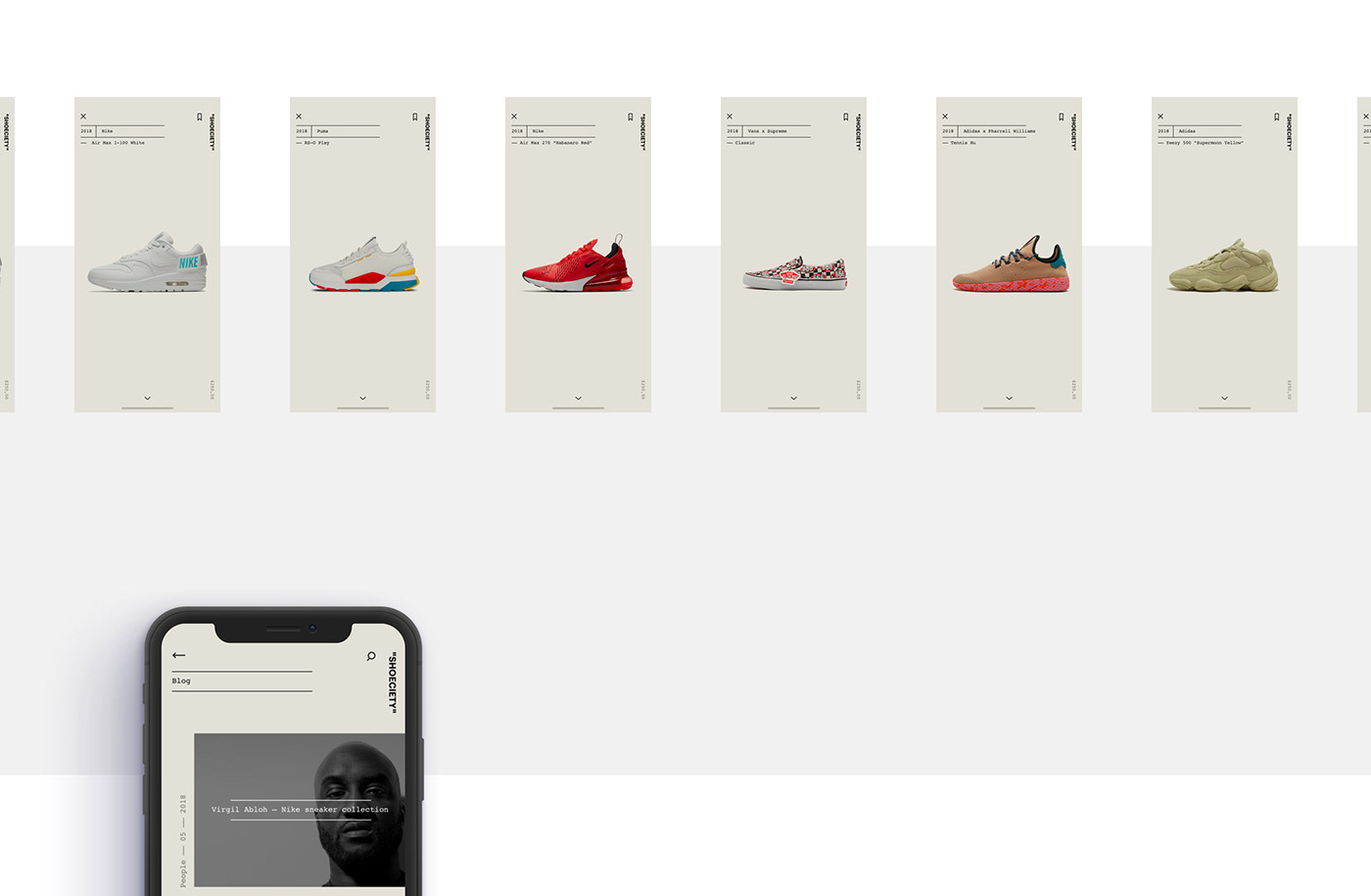 app ux UI sneakers Interface product design  interaction