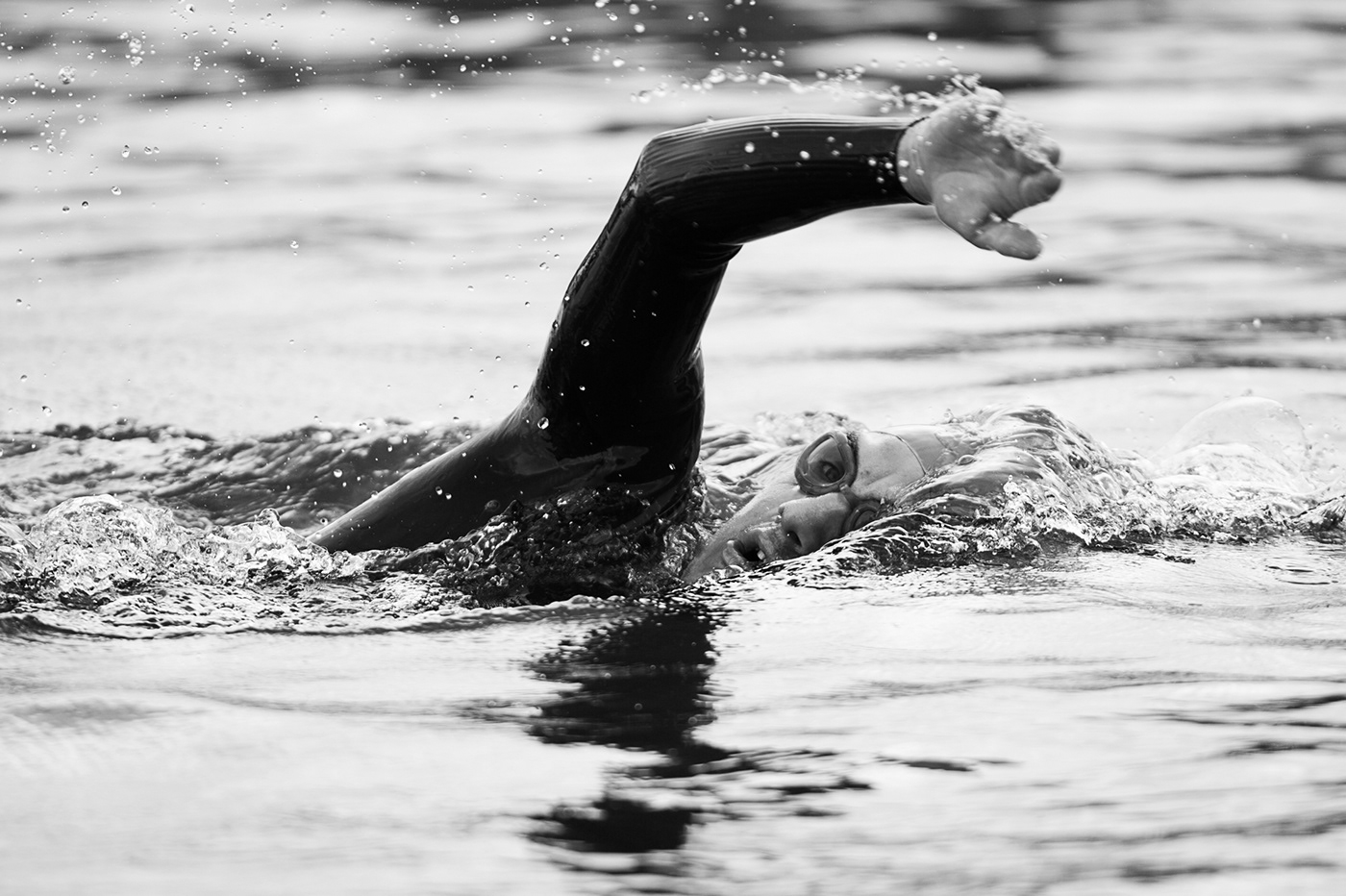 sport Sport Photography Triathlon triatlon running biking swimming Antwerps antwerpen black and white