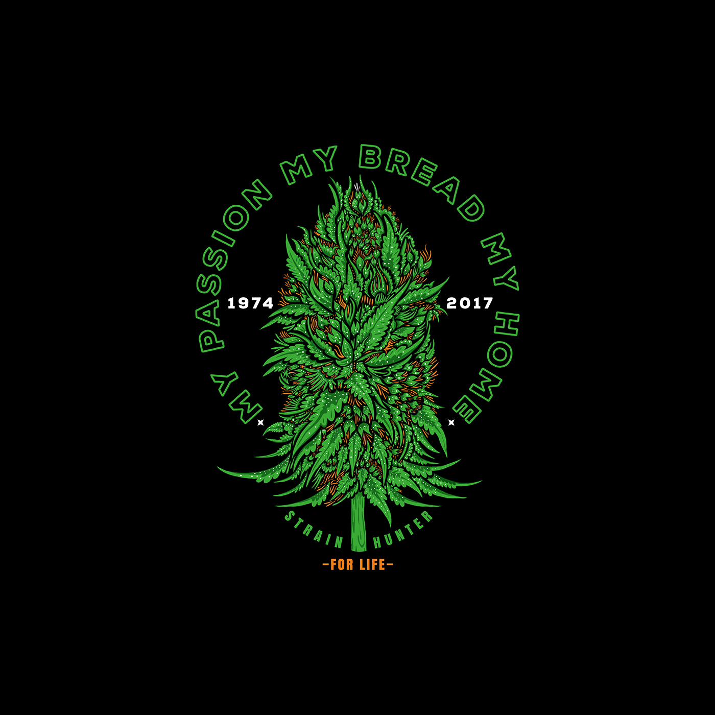 weed marijuana cannabis chile ILLUSTRATION  ilustracion tshirt