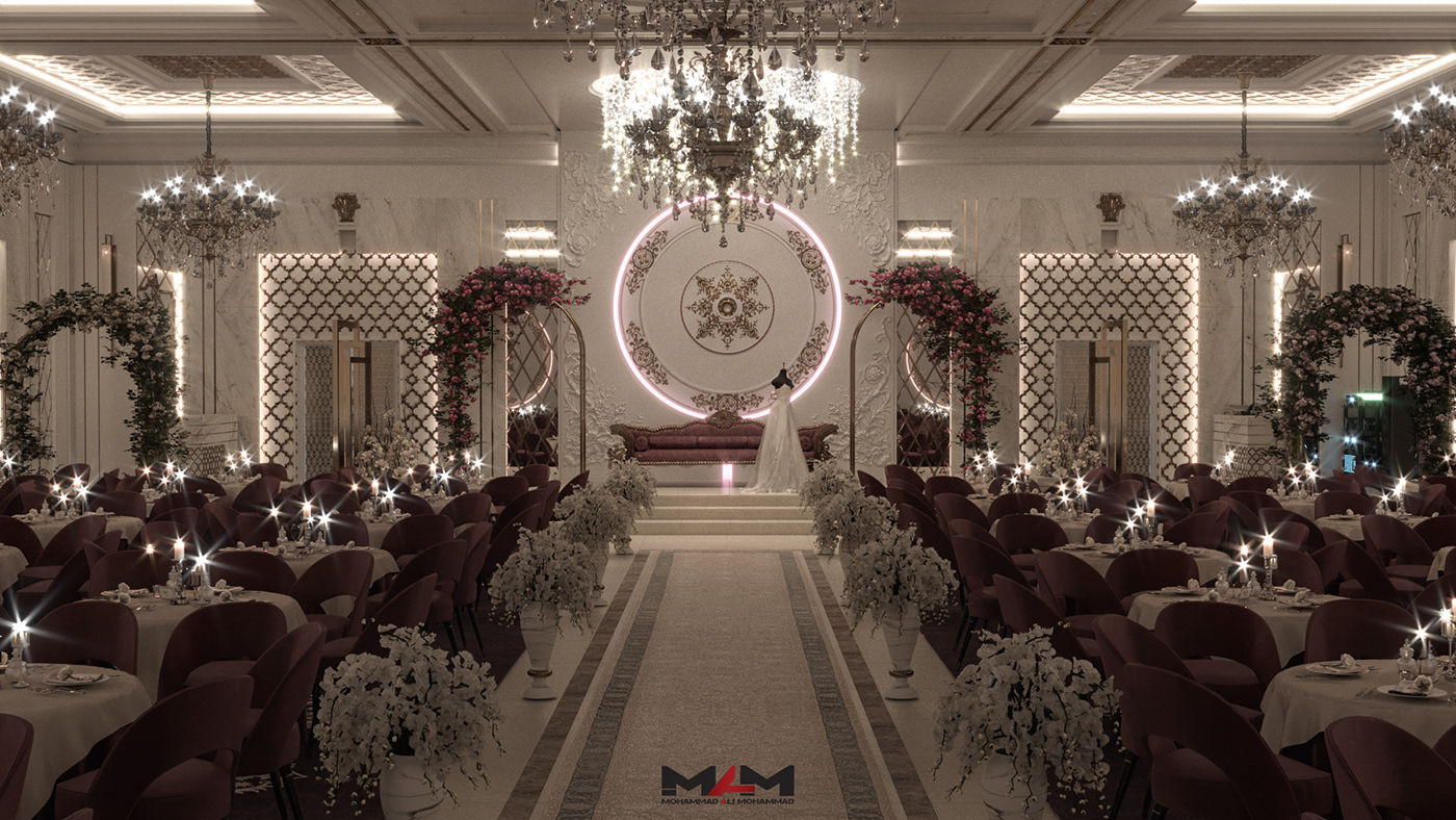 3dsmax architecture Interior interior design  Mohammad Ali Mohammad wedding