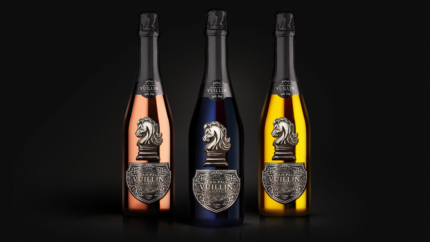 branding  Champagne luxury Packaging packaging design premium Premium Spirits