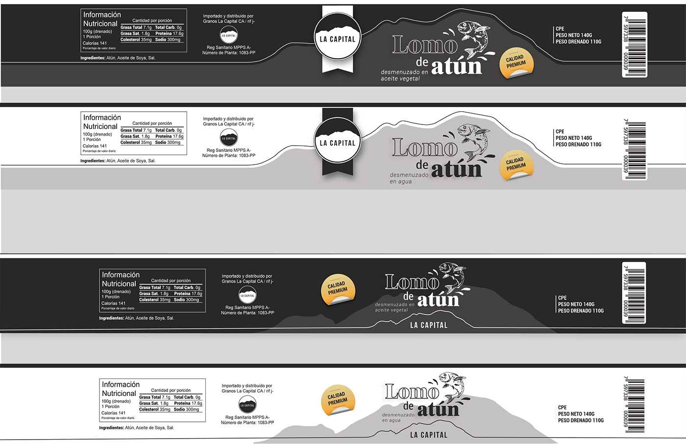 atun Blackdesign can design Food  graphicdesign lata pescado tuna