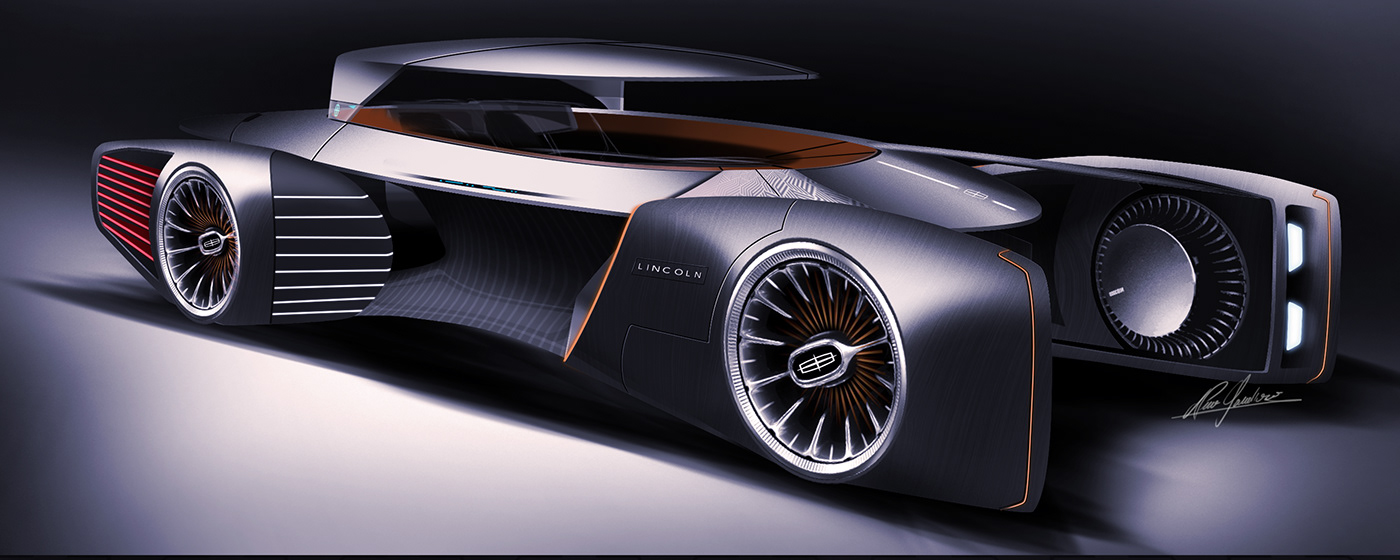 conceptcar cardesign lincoln design luxury lifestyle elegant Motorshow transportdesign carsketch