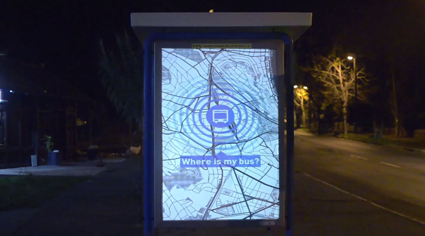 citylight Responsive design Street bus map poster Layout flexible