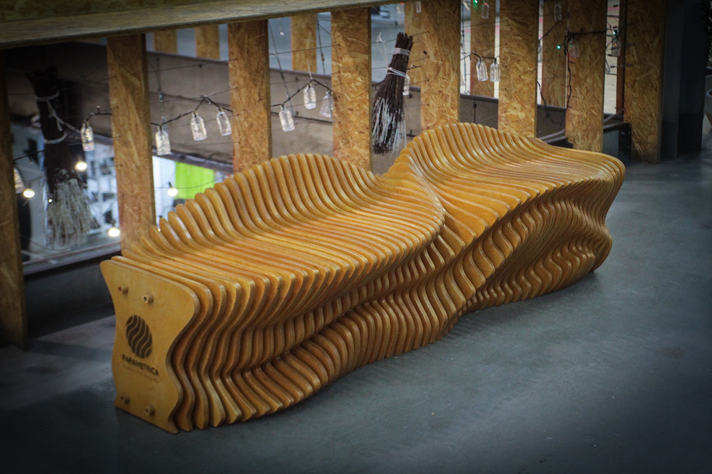 Parametric bench bench super design furniture Exhibition  Cheap wow parametric Landscape