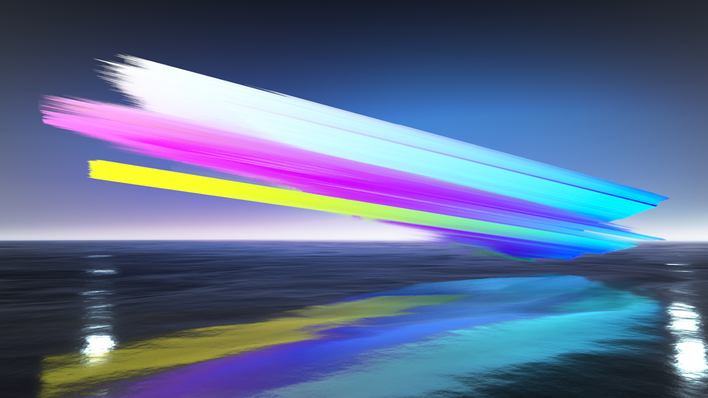 motion design cinema 4d Octane Render nine inch nails nin animation  music video colors abstract artwork