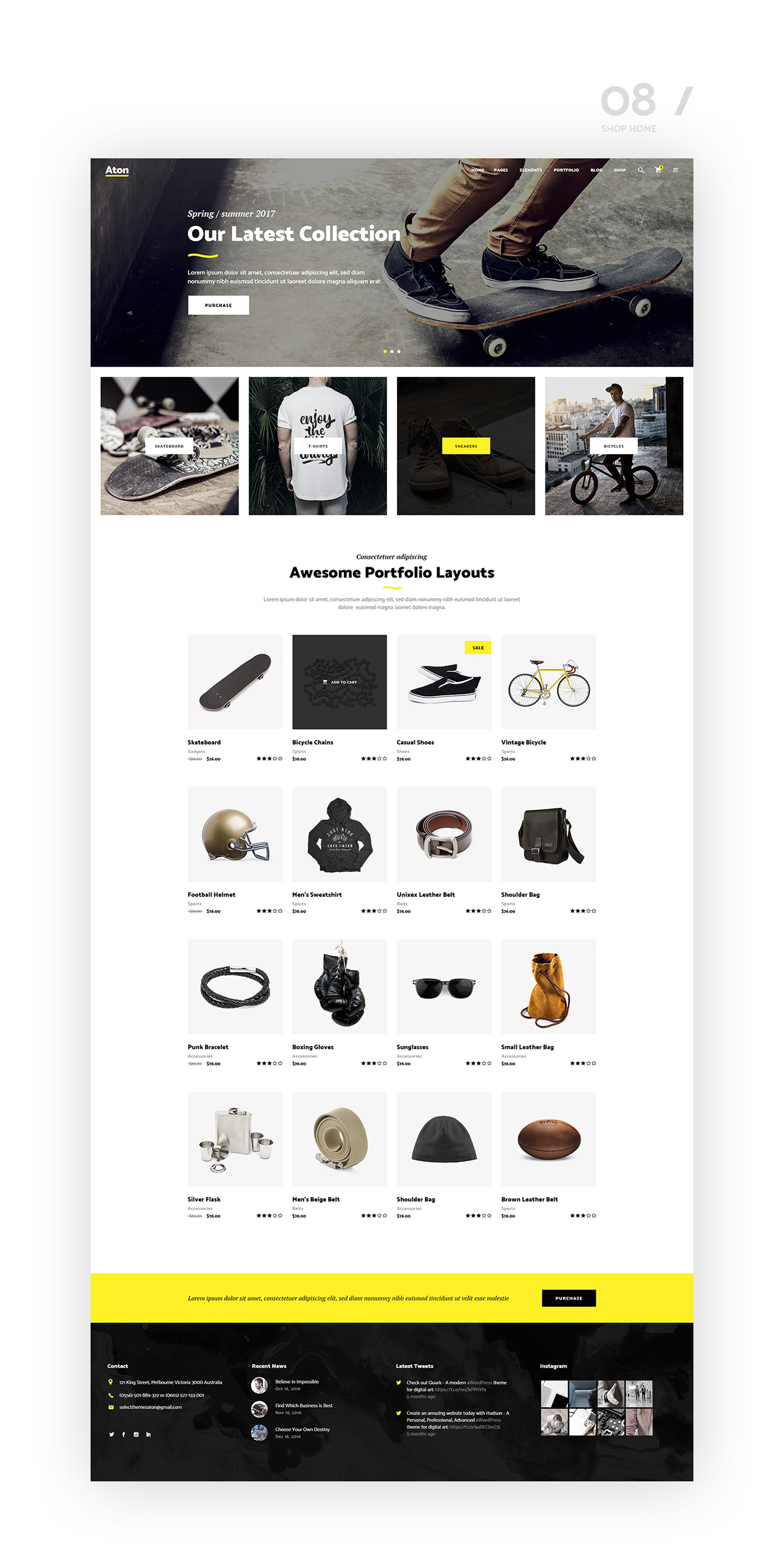 portfolio Web Design  shop Blog Webdesign wordpress parallax UI/UX Responsive agency