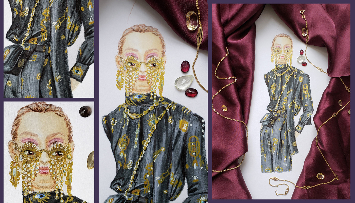 alexander mcqueen artwork fashion illustration gowns iris van herpen zimmerman