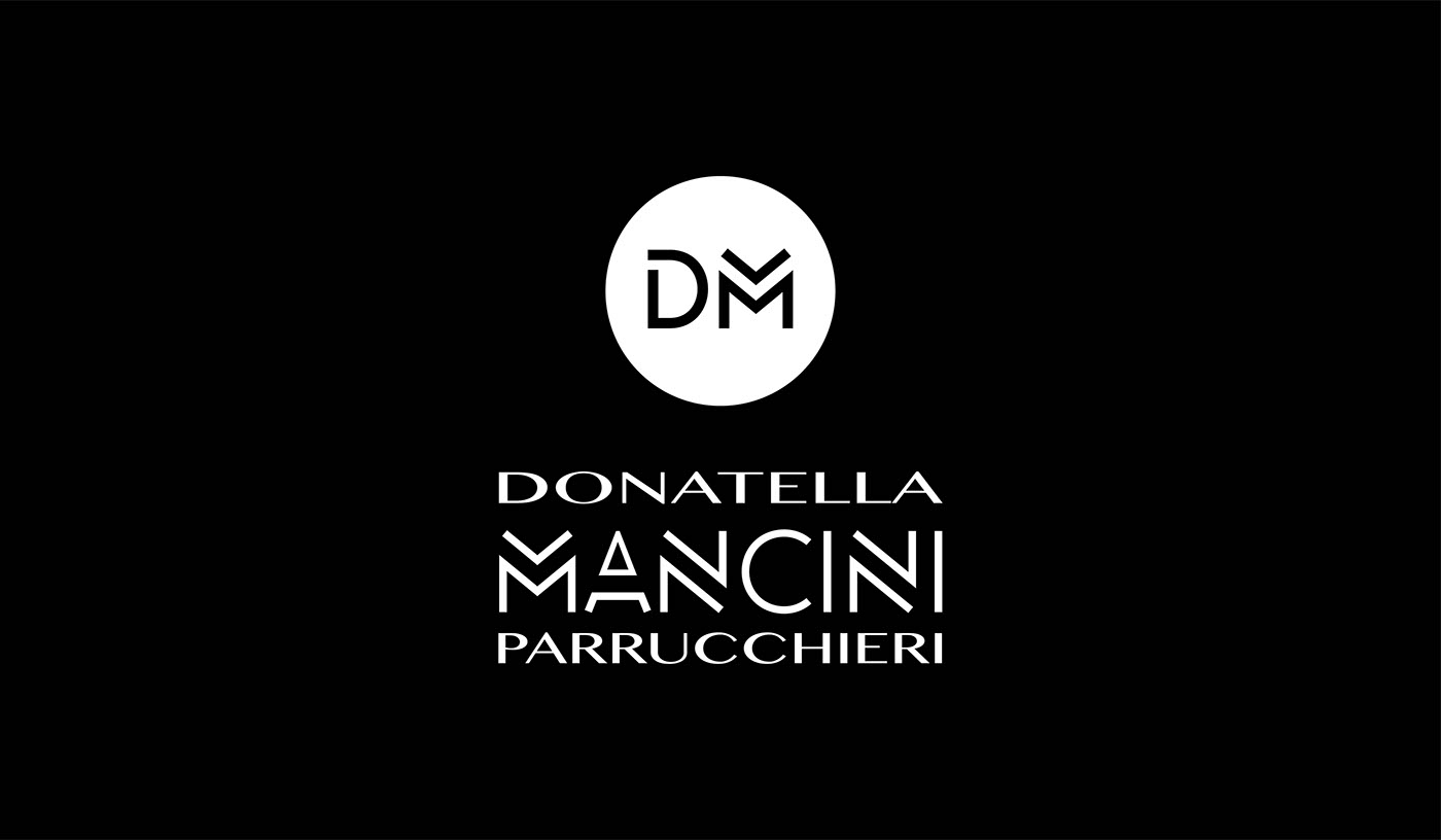 parrucchieri barbershop hair hairstyle salon uomo donna Taglio capelli branding  brand identity graphic design Creativity logo