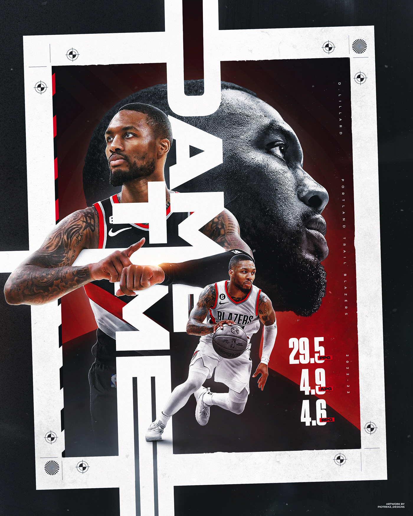 adidas basketball damian lillard NBA NBA Art Nike sports sports art Sports Design