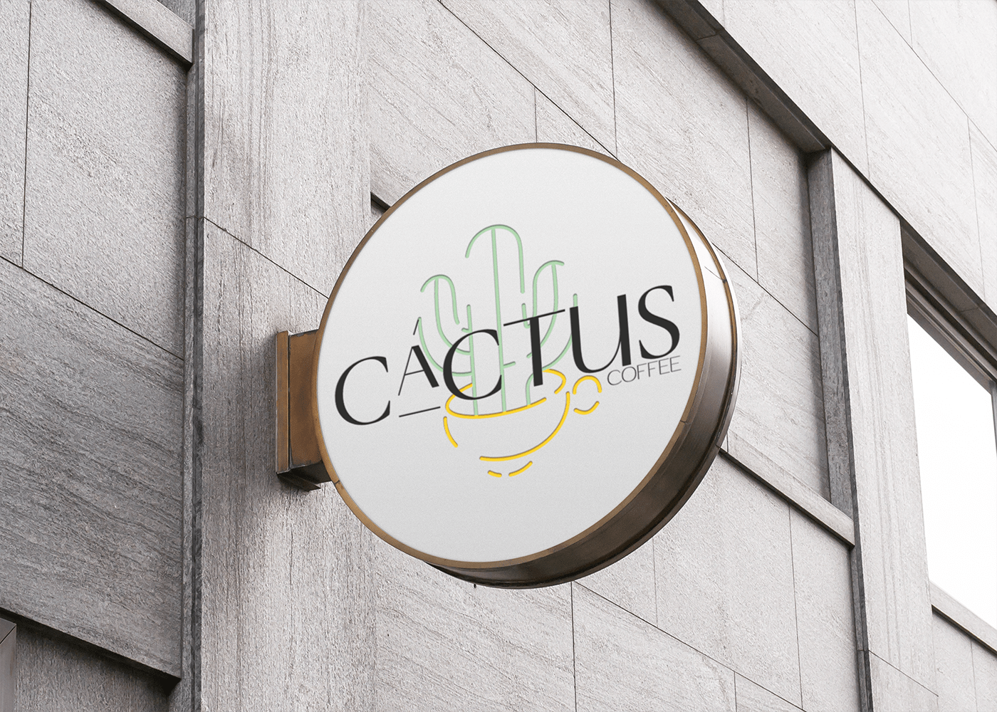 cactus design graphic identica ILLUSTRATION  logo