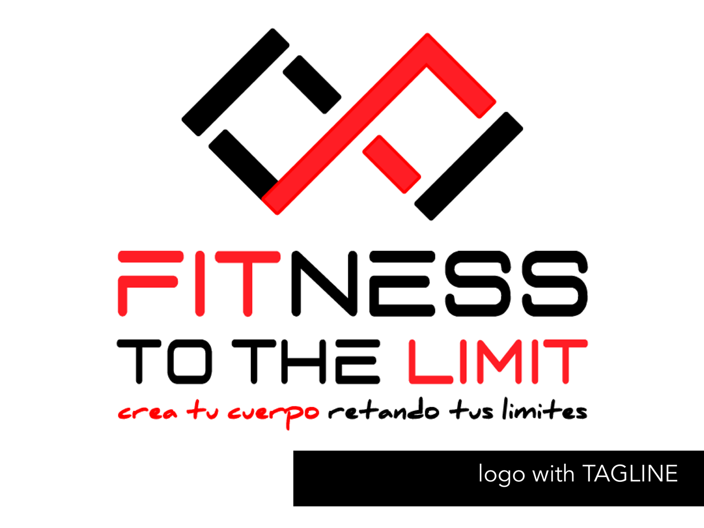 fitness FIT trainer personal trainer Martial Arts Unlimited infinity symbol  exercise logo branding 