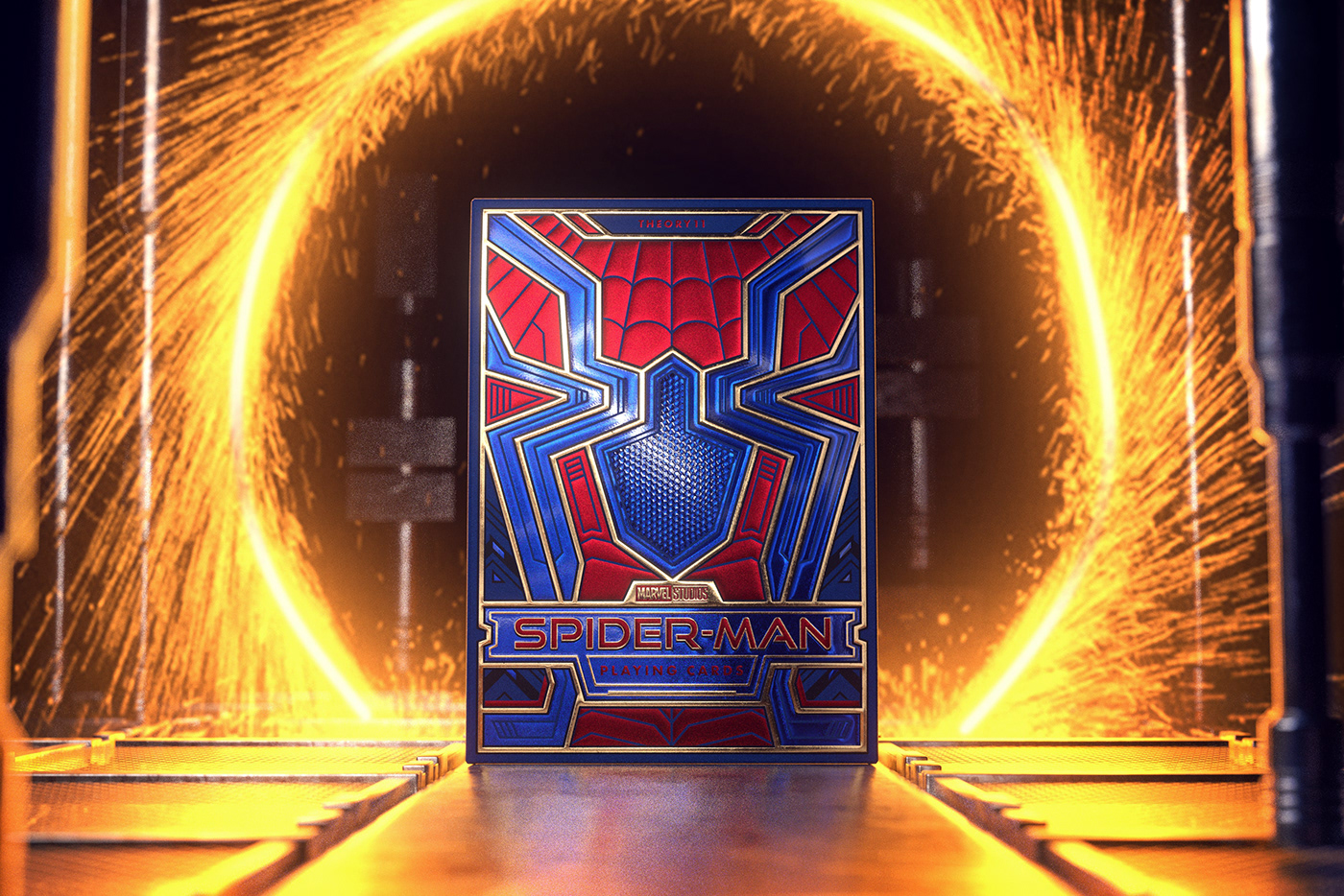 spider-man Playing Cards Packaging marvel spiderman Avengers SuperHero design vector card design