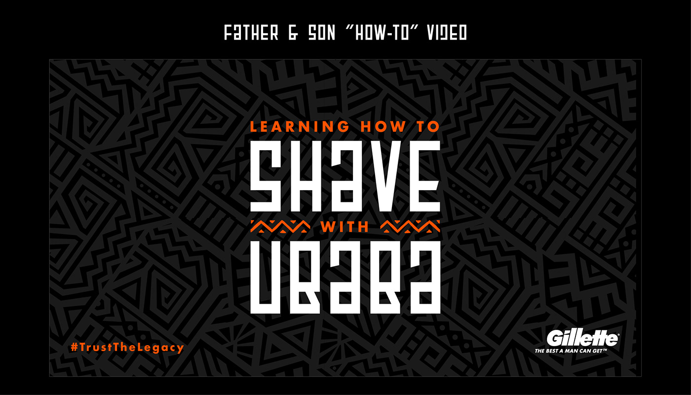 razors Razor GILLETTE shave shaving campaign Point of Sale social design