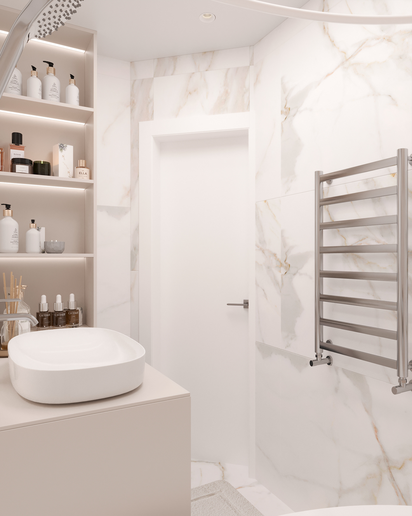 3D 3ds max bathroom bathroom design design Interior interior design  modern Render visualization