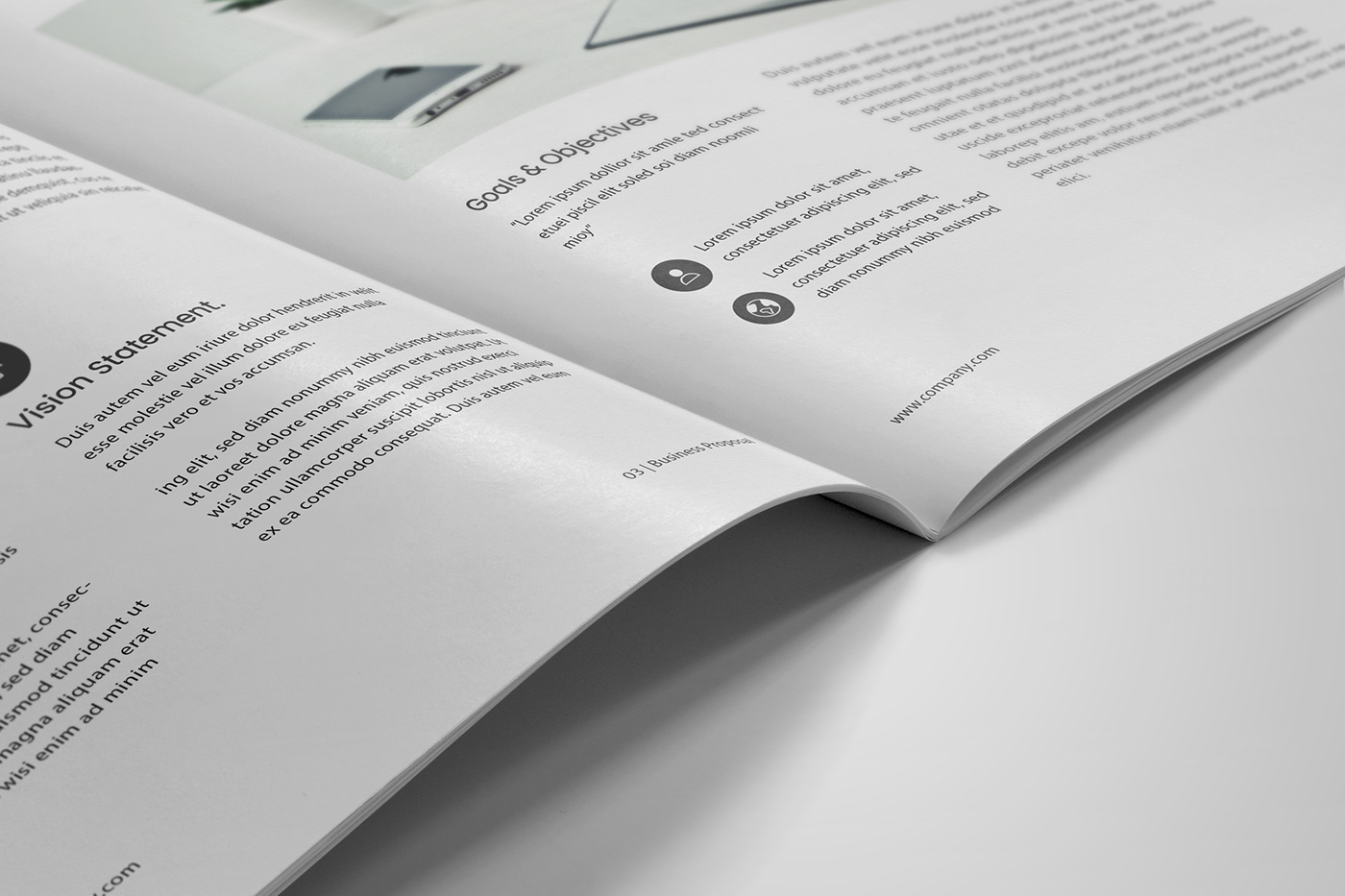 Business Proposal company profile business brochure
