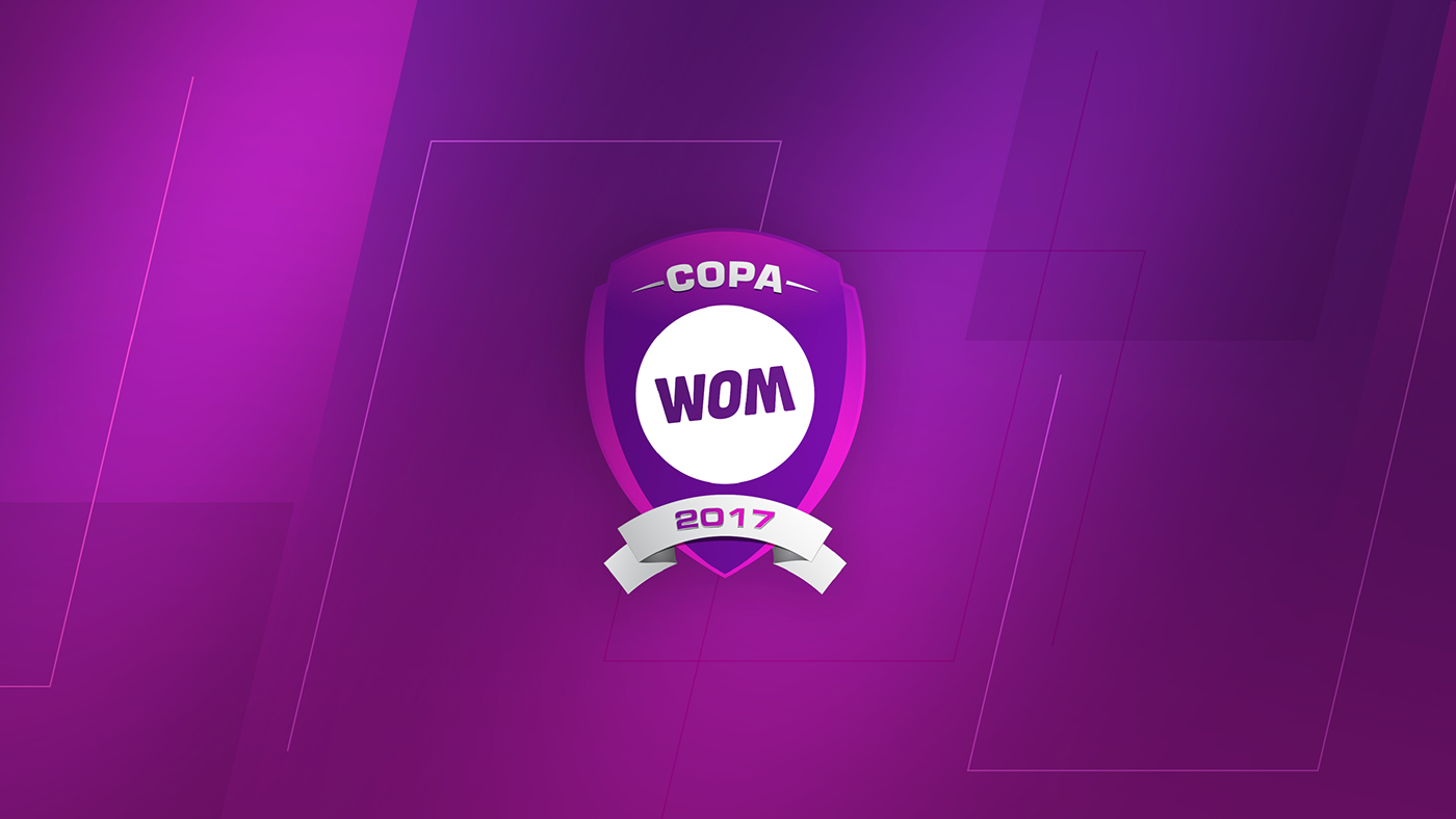 Copa football soccer wom purple sports Sports Branding brand branding  chile