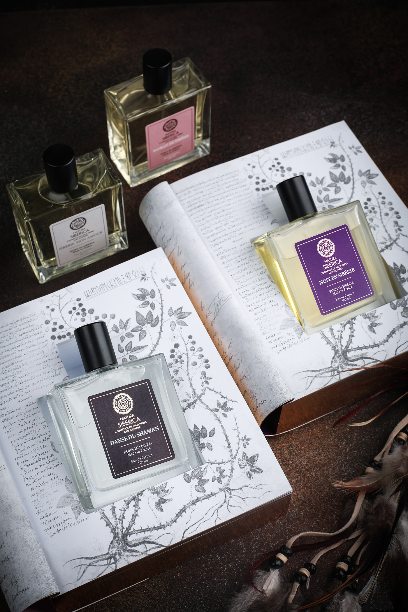 Fragrance Packaging book cosmetics beauty Siberia natural organic wild perfume