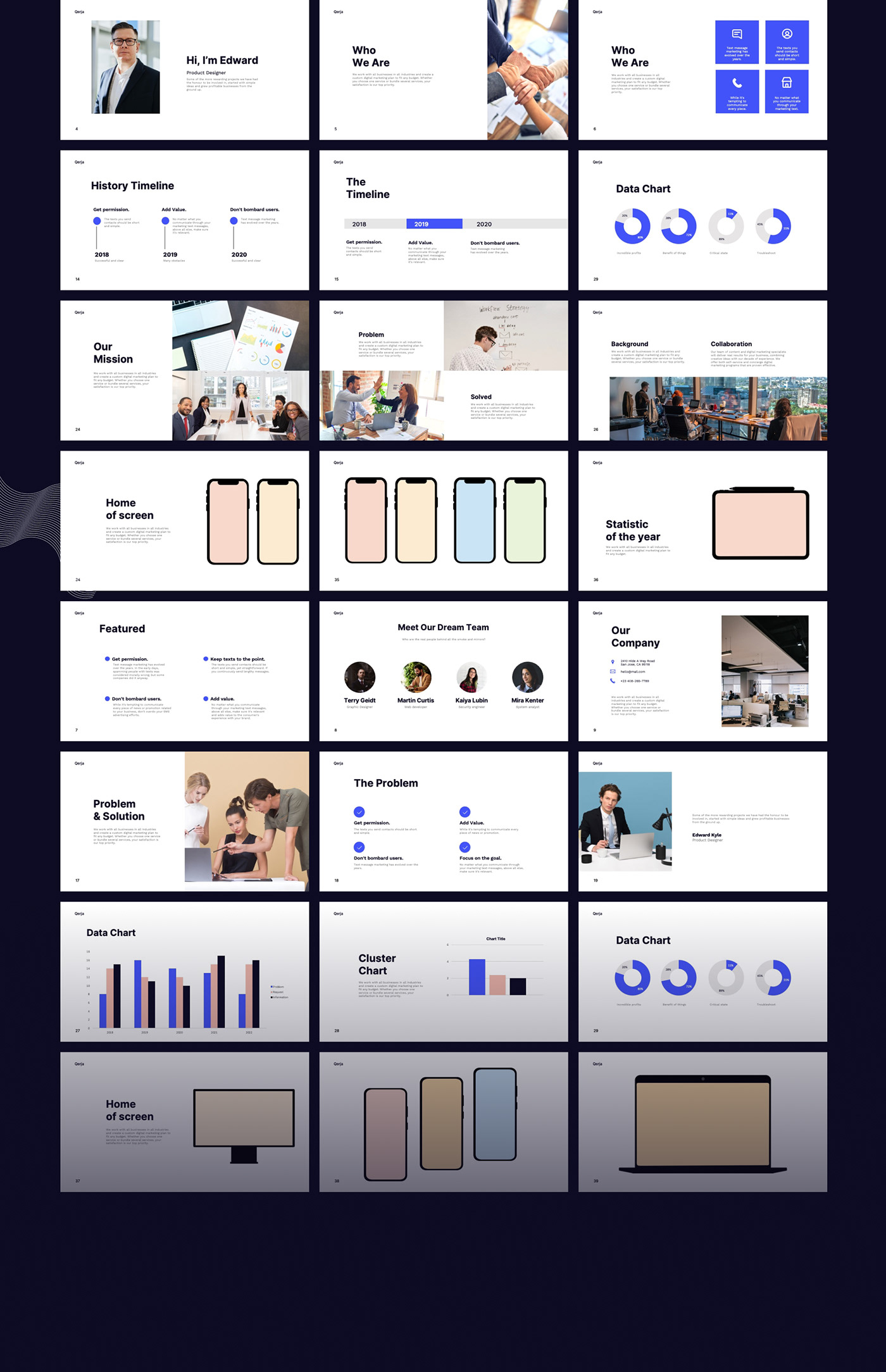agenda business company company profile companyprofile creative Keynote presentation slide template
