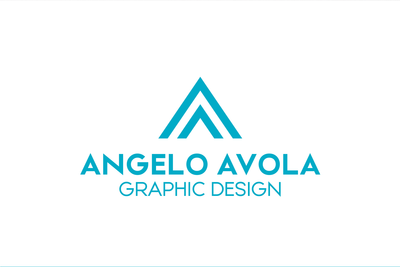 monogram logo brand geometric identity personal branding visual identity flat AA monogram