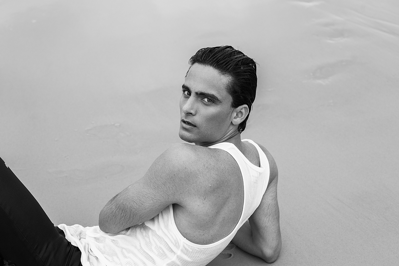 Fashion  male model model beach Rio de Janeiro summer Sun minimalist