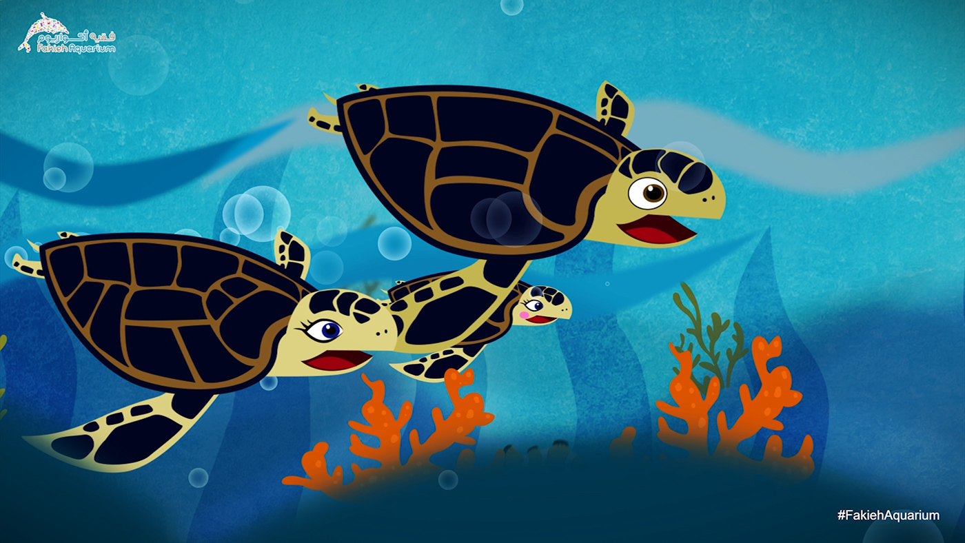 Tutu sea turtle story on Behance