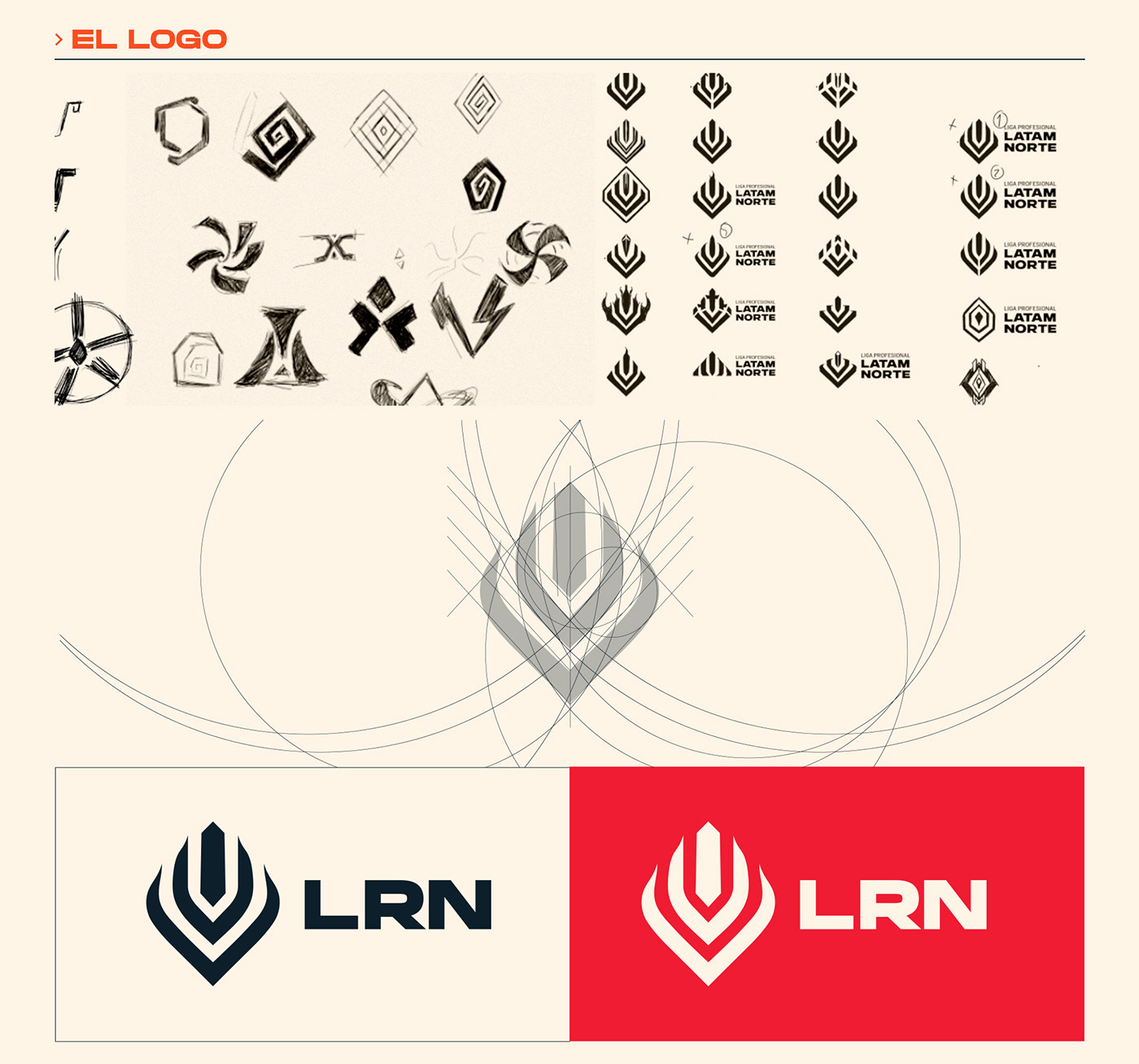 esports Gaming league of legends broadcast logo visual identity Social media post brand identity LRN