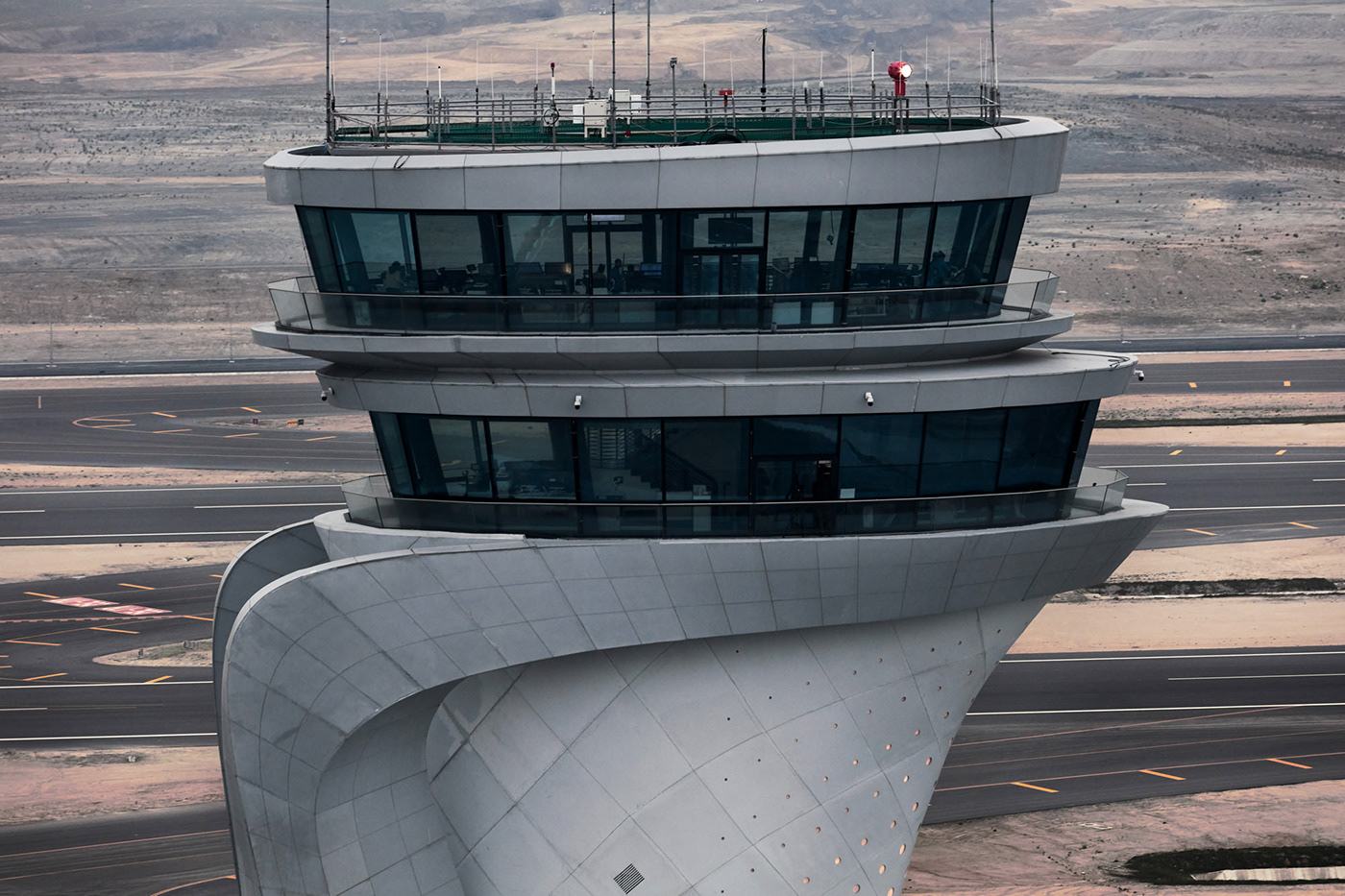 airport Aerial tarmac planes architectural Interior tower Photography  post-production