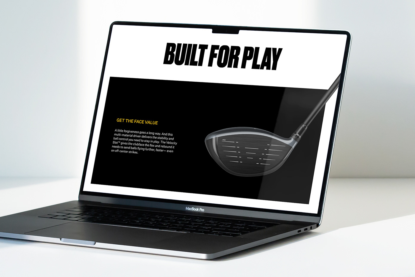 adams DTC Ecommerce Figma golf sports TaylorMAde UI/UX Website