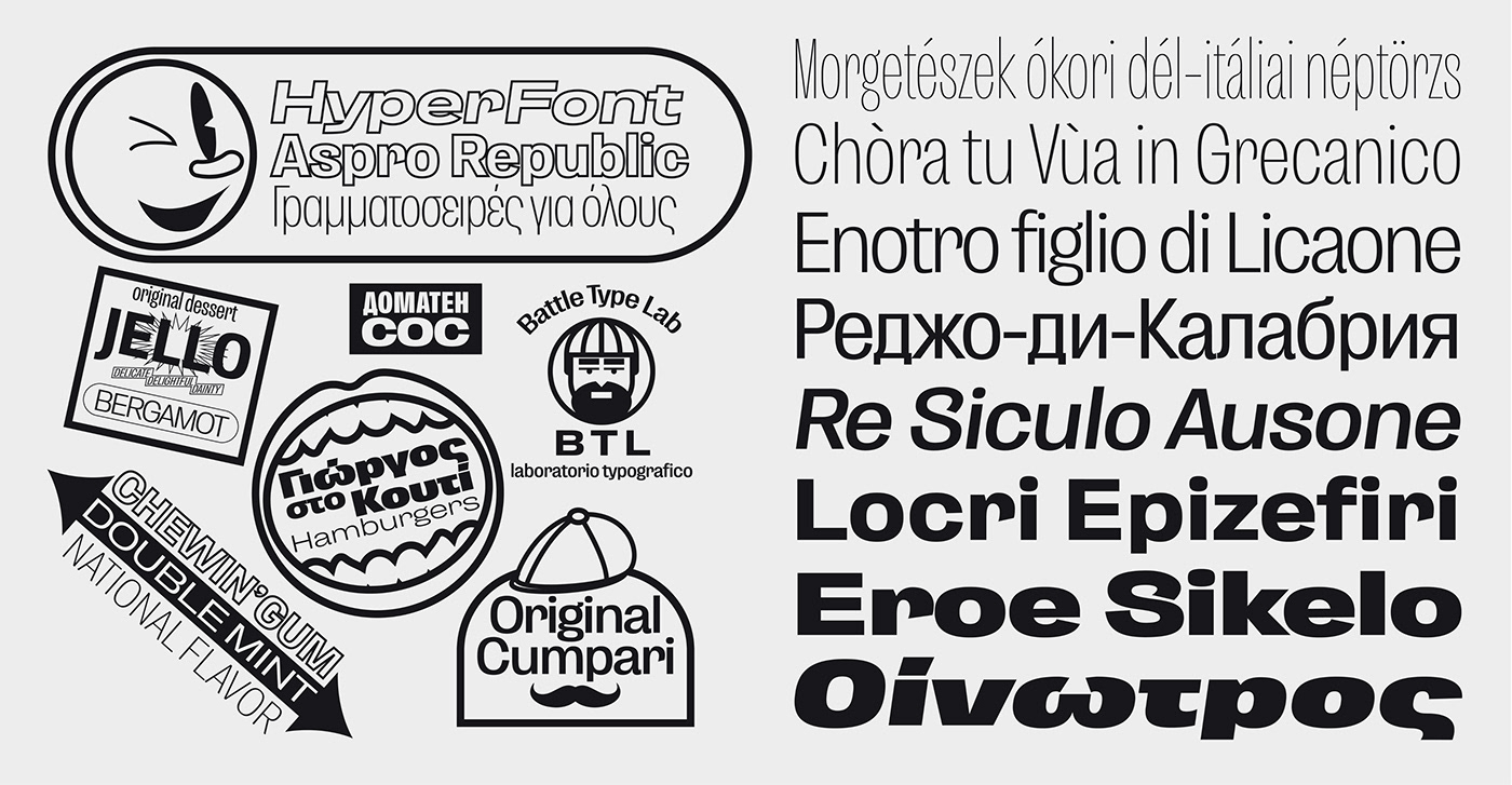font sans Typeface condensed cyrillic typeface Expanded Greek typeface grotesk grotesque typedesign