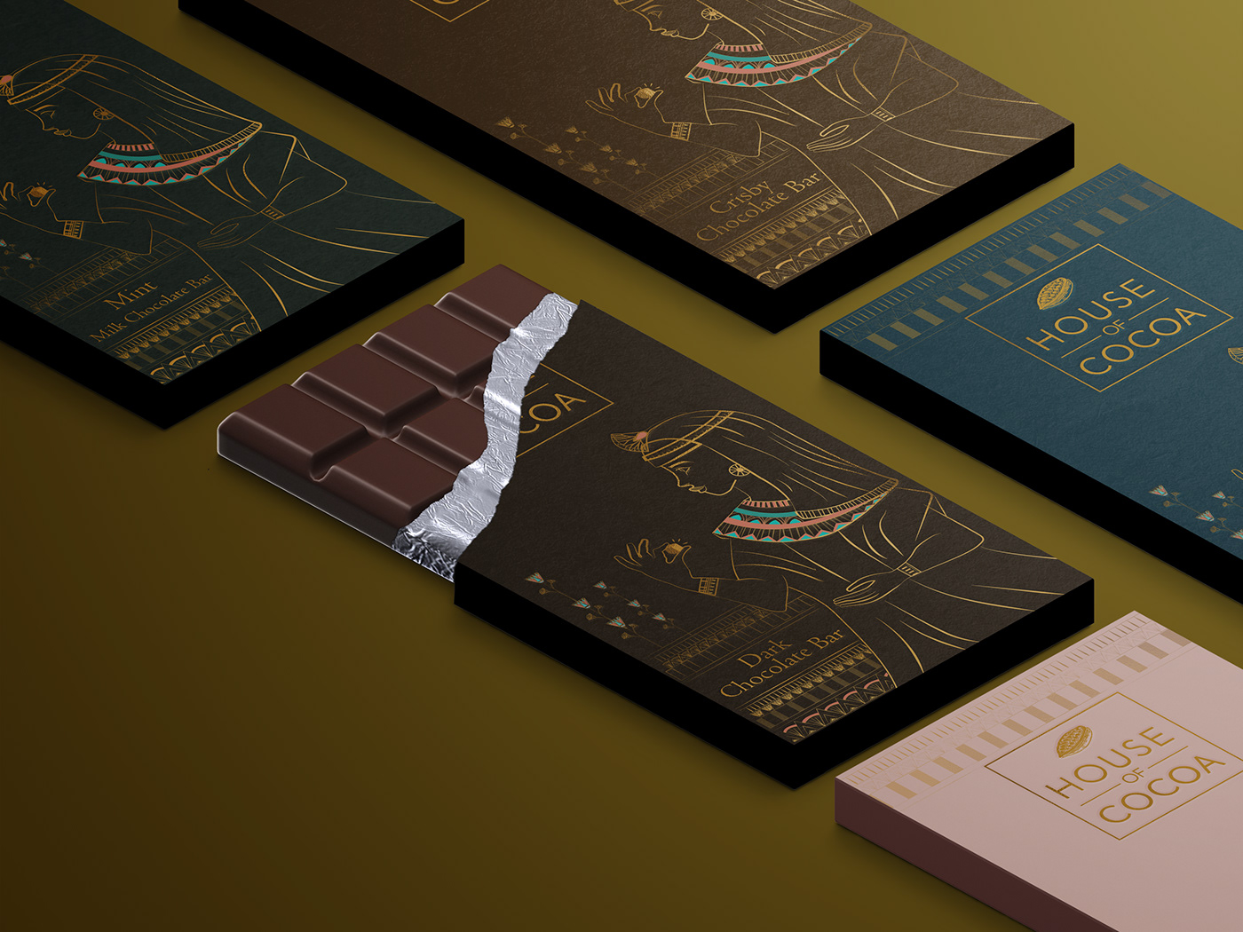 Ancient cake chocolate chocolate bar College Project egyptian line Lotus luxury Repacking