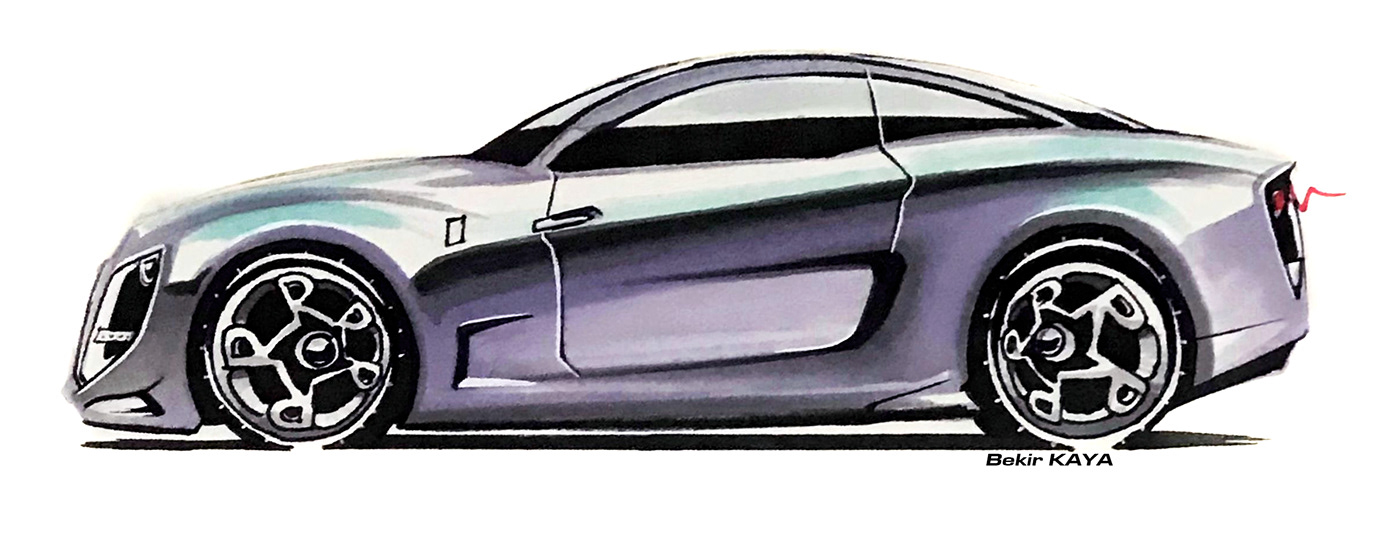 rollsroyce RR sketch design concept carsketch cardesign carconcept car Vehicle transportation markerpen