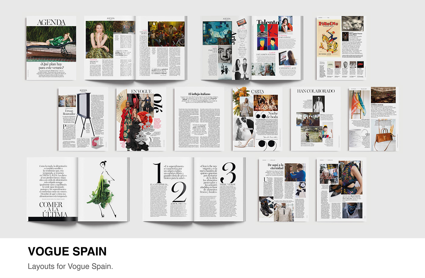 magazine Layout vogue editorial design  graphic design  editorial Layout Design layouts typography  