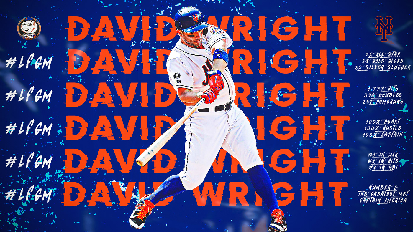 Sports Design baseball Mets photoshop graphic design  Photo Composite sports graphics