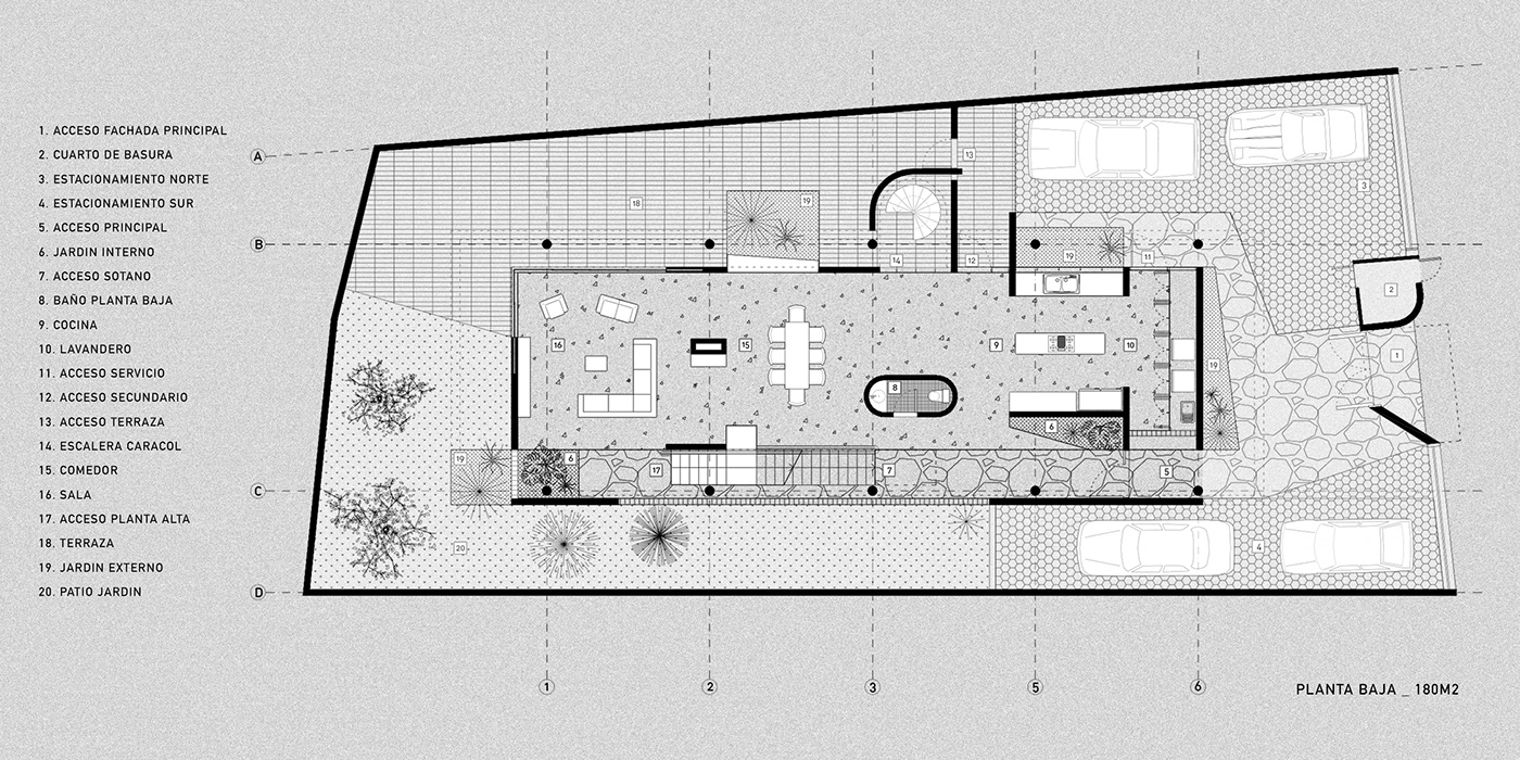 architecture concrete domestic graphicdesign home moodboard presentation technicaldrawing