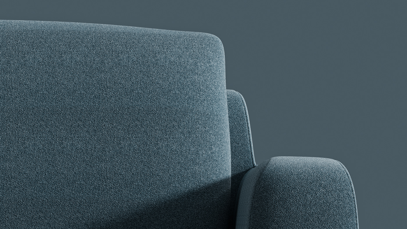 household product chair CGI octane redshift