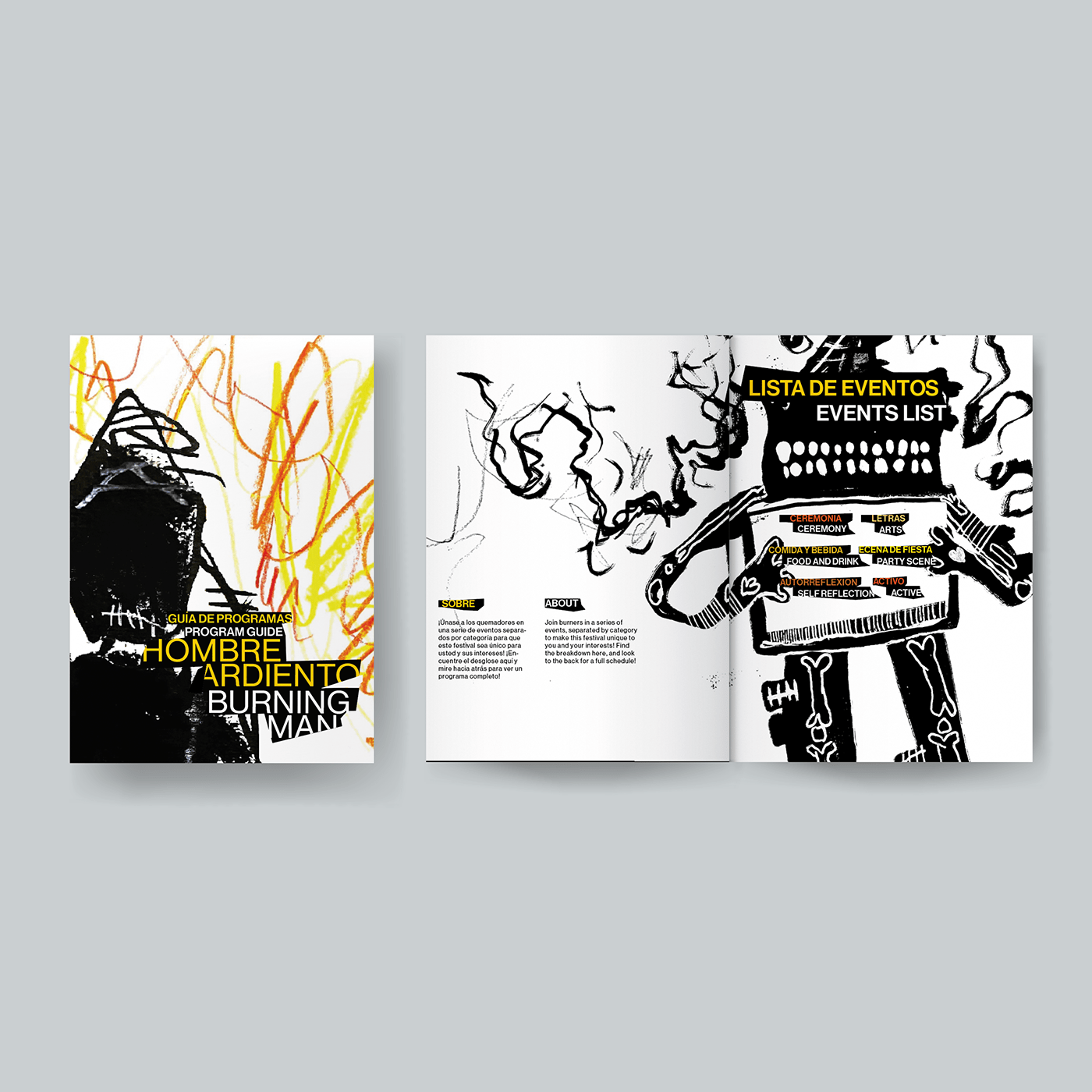 Advertising  burningman Character design  concept art Event Event Design festival illustrations marketing   programme