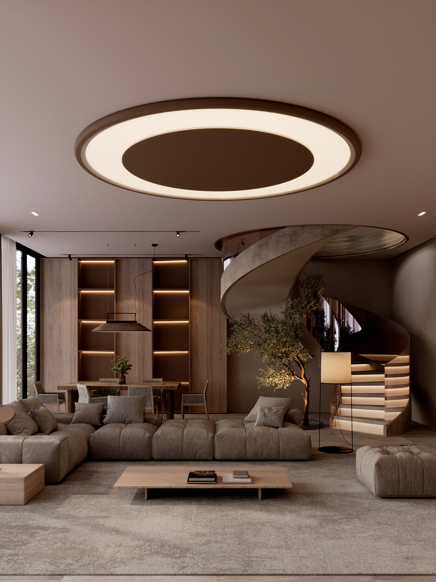 Interior visualization interior design  architecture Render CGI living room corona 3ds max archviz
