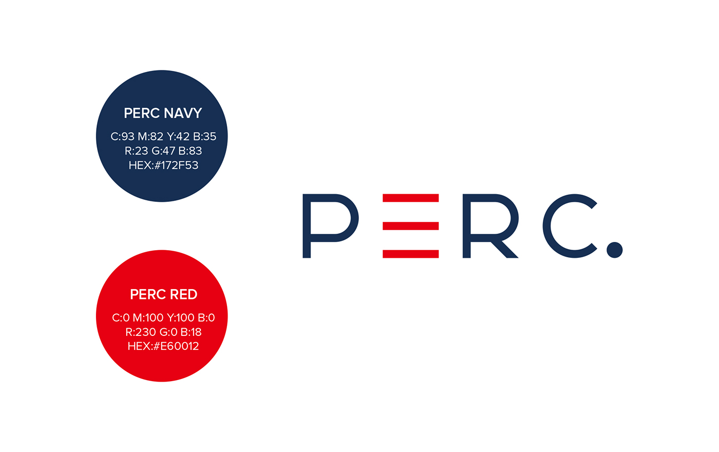 PERC Interior studio rebranding Mockup simple designer logo tshirts businesscard