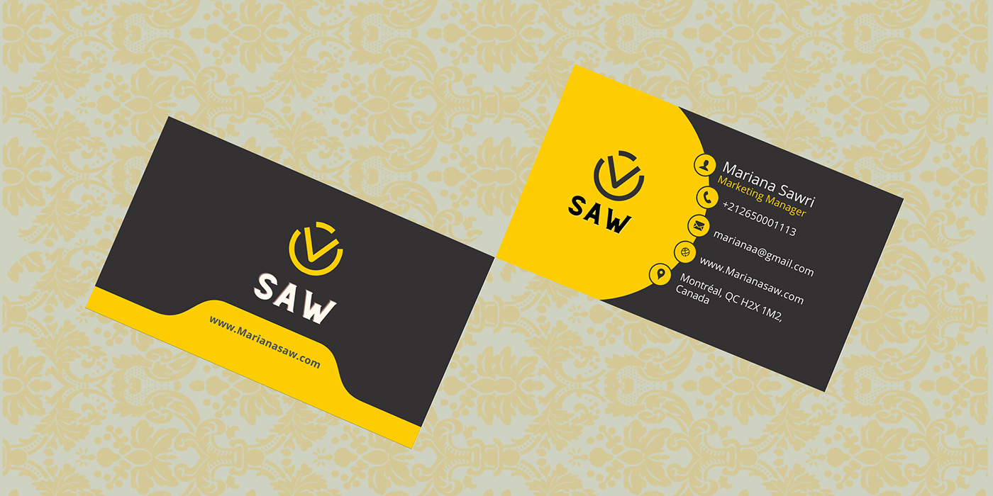 carte visite design design business card morocco carte visite